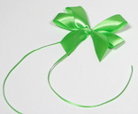 Kokarda satynowa zielona wielkość 8*9cm