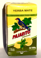 Yerba Mate Pajarito Sabarizada LIMON MENTA 500G