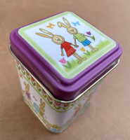 Funny Rabbits mini tin 43*43*60 mm