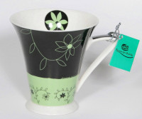 Kubek porcelanowy Mita zielony